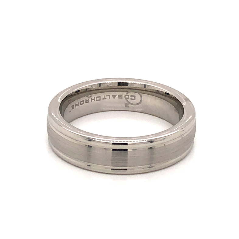 Gent s Cobalt Satin Ring Size 10   MM Width: 6  dwt: 5