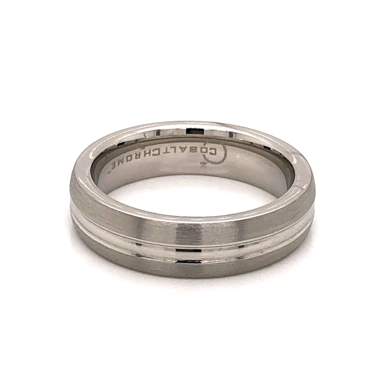 Gent s Cobalt Ring Size 10  MM Width: 6  dwt: 5