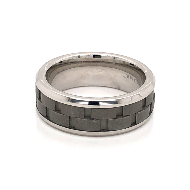 Gent s Cobalt Brick Ring Size 10   MM Width: 8  dwt: 6.5