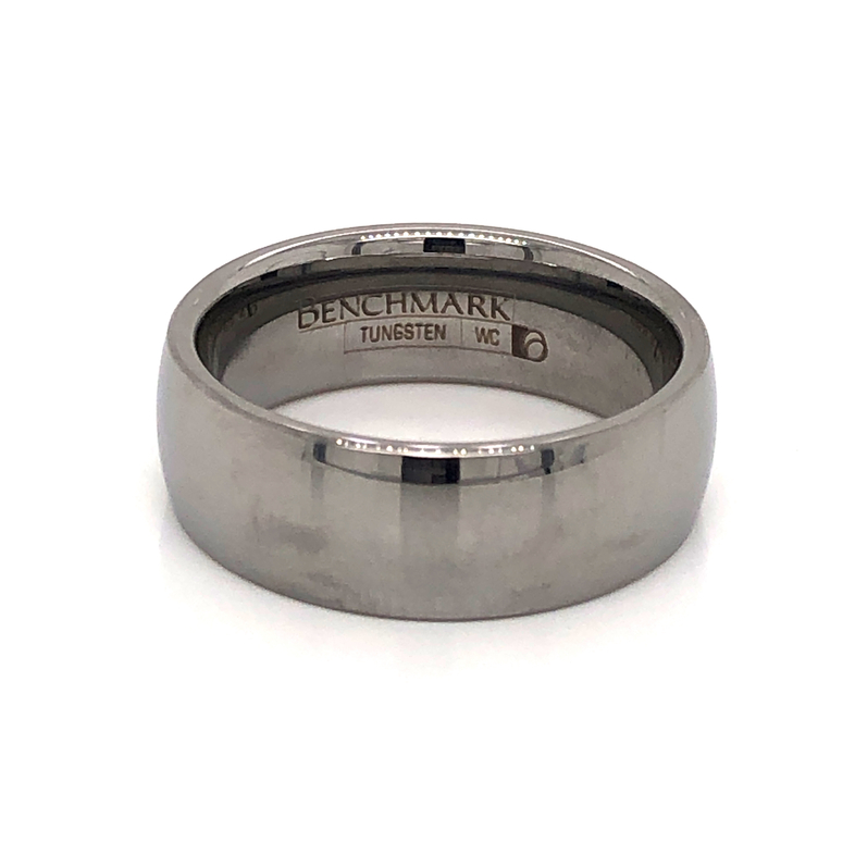 Gent s Tungsten Polish Ring Size 10  MM Width: 8  dwt: 9.4