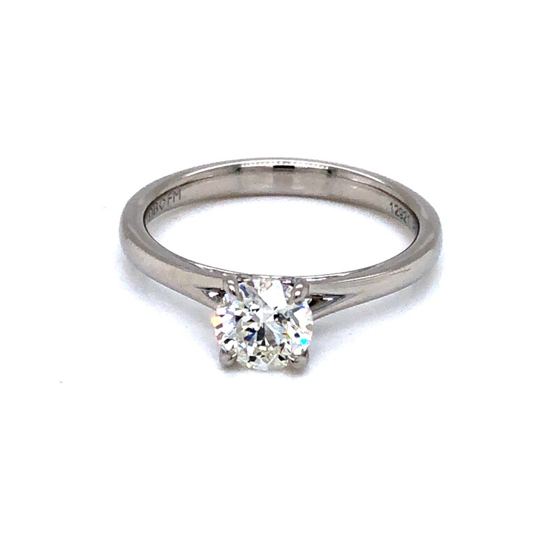 Ladies Platinum Forevermark Iconic Engagement Ring With One 0.70Ct Round Brilliant I SI2 Diamond  Inscription: 87261577