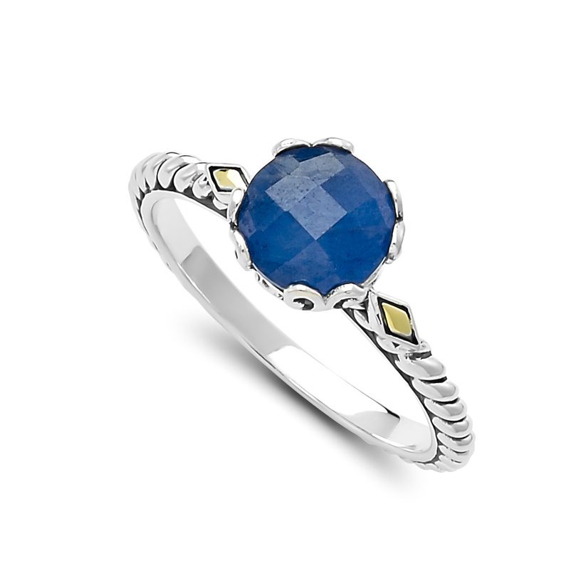 SSL/18K Blue Sapphire Glow Ring