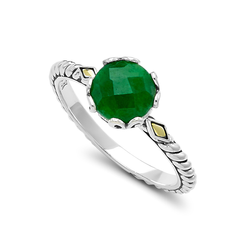 SSL/18K Emerald Glow Ring