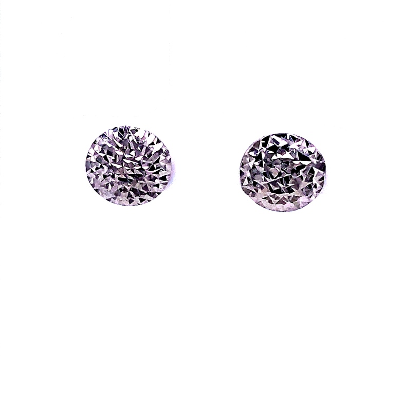 Sterling Silver Puff Circle Earrings