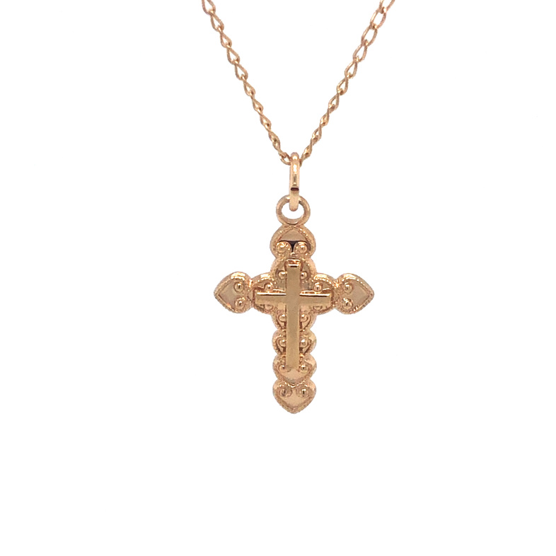 Gold Filled Childs Cross  14".