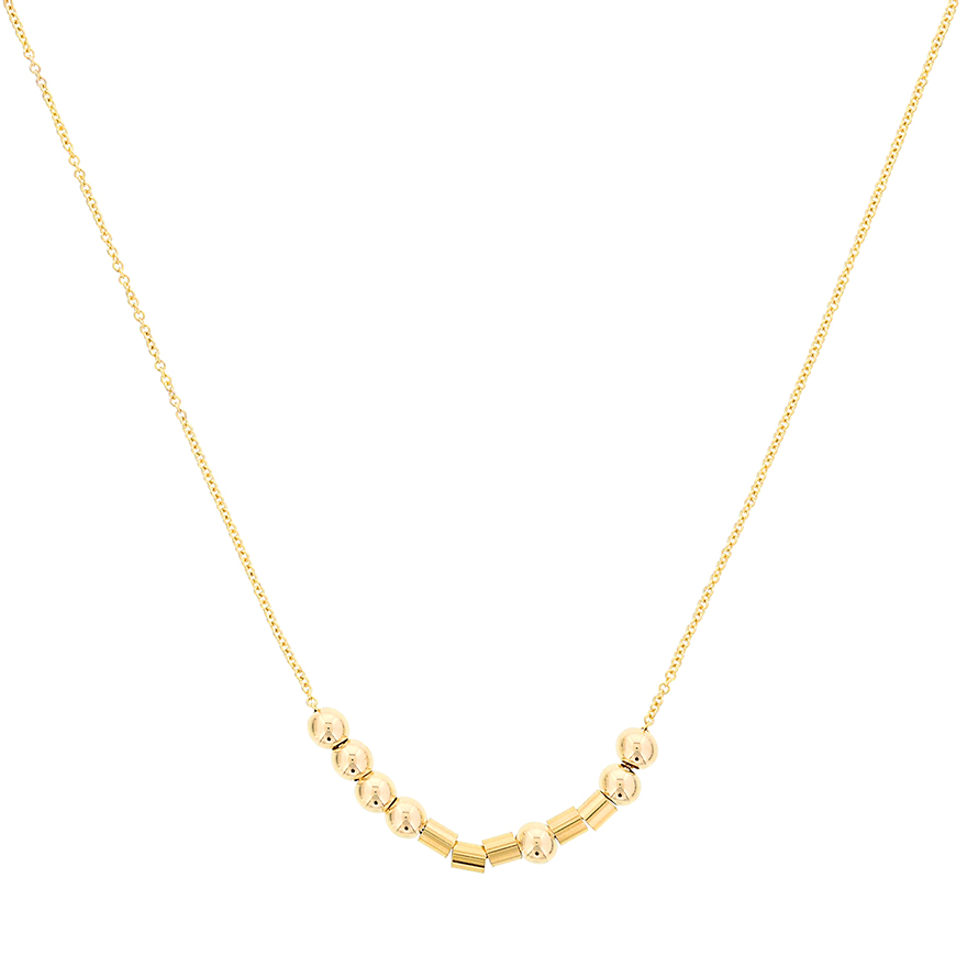 HOPE gold filled morse code necklace