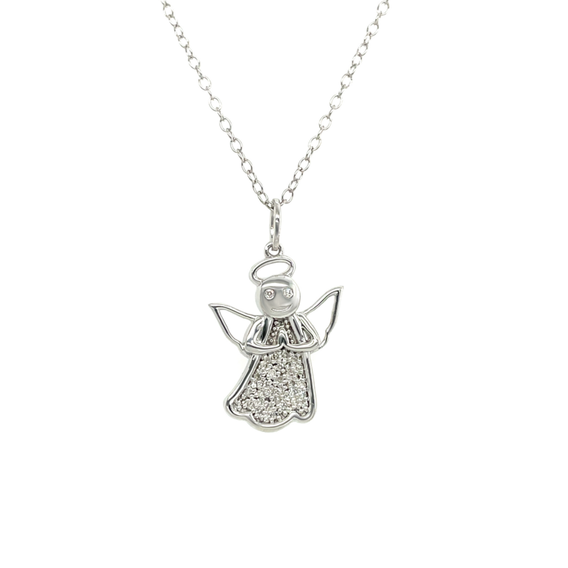 Angel & Devil Reversible Diamond Pendant - .20CTW