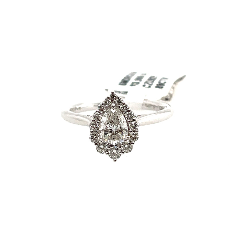 .63CT P/S DIA; H-I; SI2-I1; MARTIN FLYER FLYERFIT SHARED PRONG RING 14 ROUND DIAMOND - 0.26CTW H-I; I1; .89CTW RING 14KW