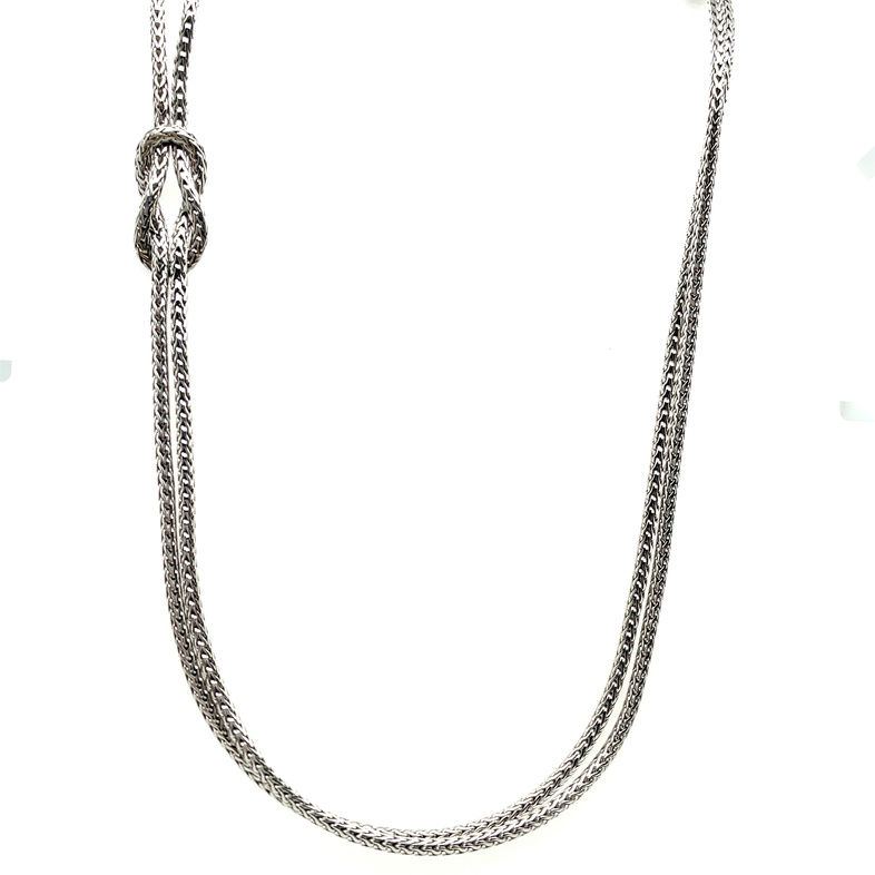 JOHN HARDY CLASSIC CHAIN SILVER MANAH 1.8MM CHAIN 18-24 NECKLACE