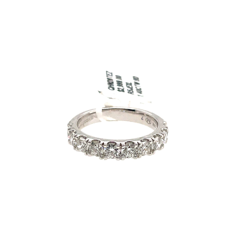 1.40CTW LDS10 ROUND DIAMOND ANNIVERSARY BAND; G; SI1; 14KW